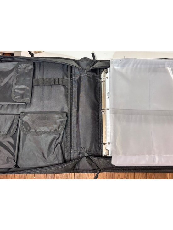 Creative Memories Memory Mate Shoulder Tote Bag 3 Ring Binder Black 14 x 14 - Picture 3 of 8